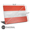 Distressed Austria Flag Universal Laptop 16.6in (13.4 x 9.7in) Skin
